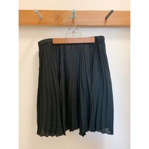 Banana Republic black pleated midi skirt, 14
